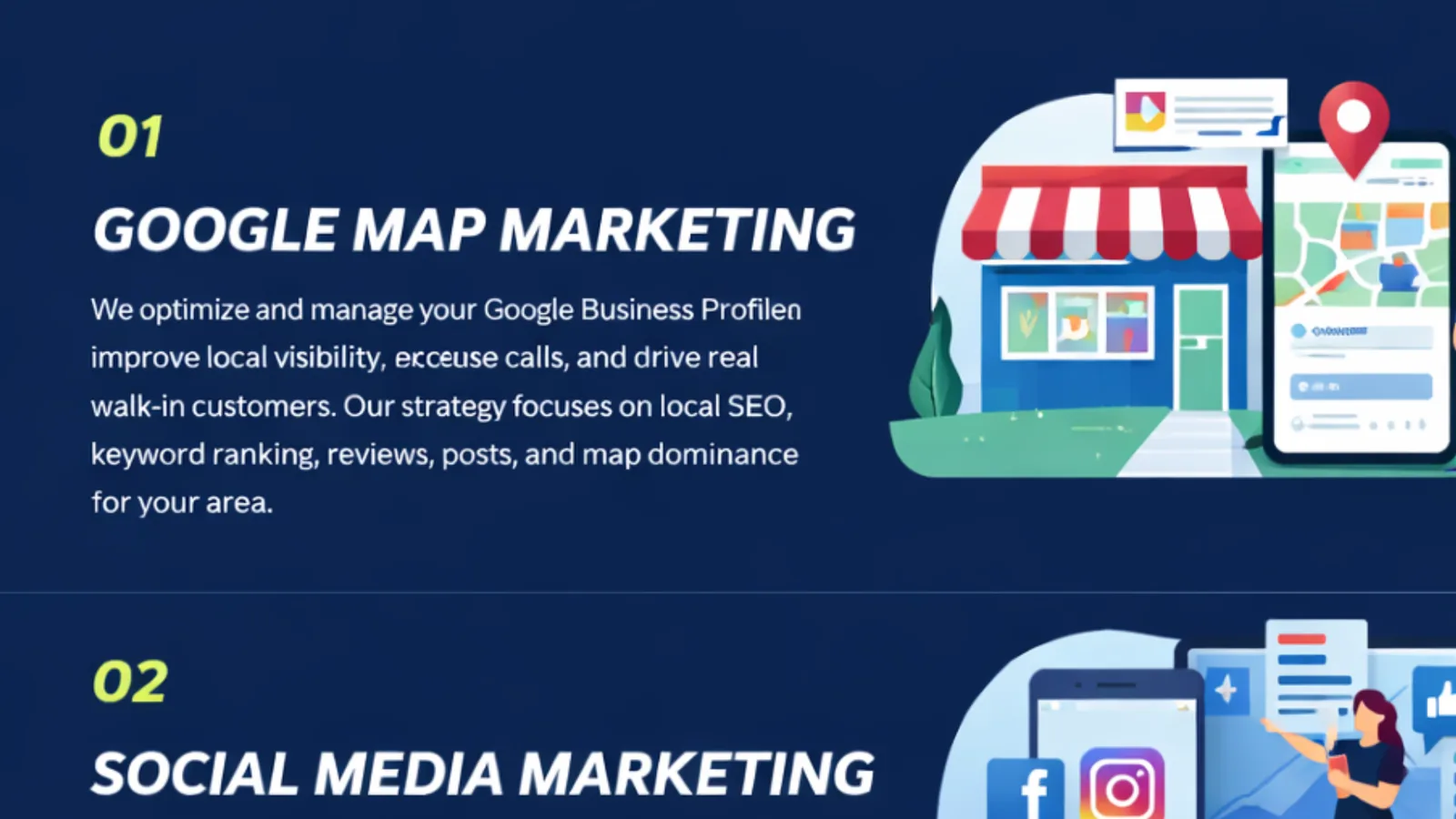 SkieGrow local search and Google Maps creative